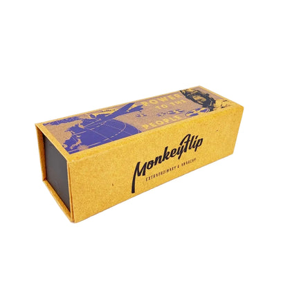 MonkeyFlip 折疊眼鏡盒，猴子圖案