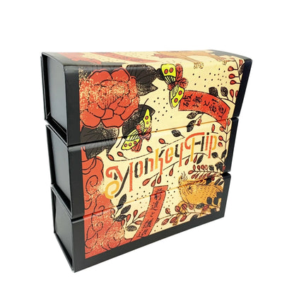 MonkeyFlip折り畳み式眼鏡ケースメガネケース　亥（いのしし）